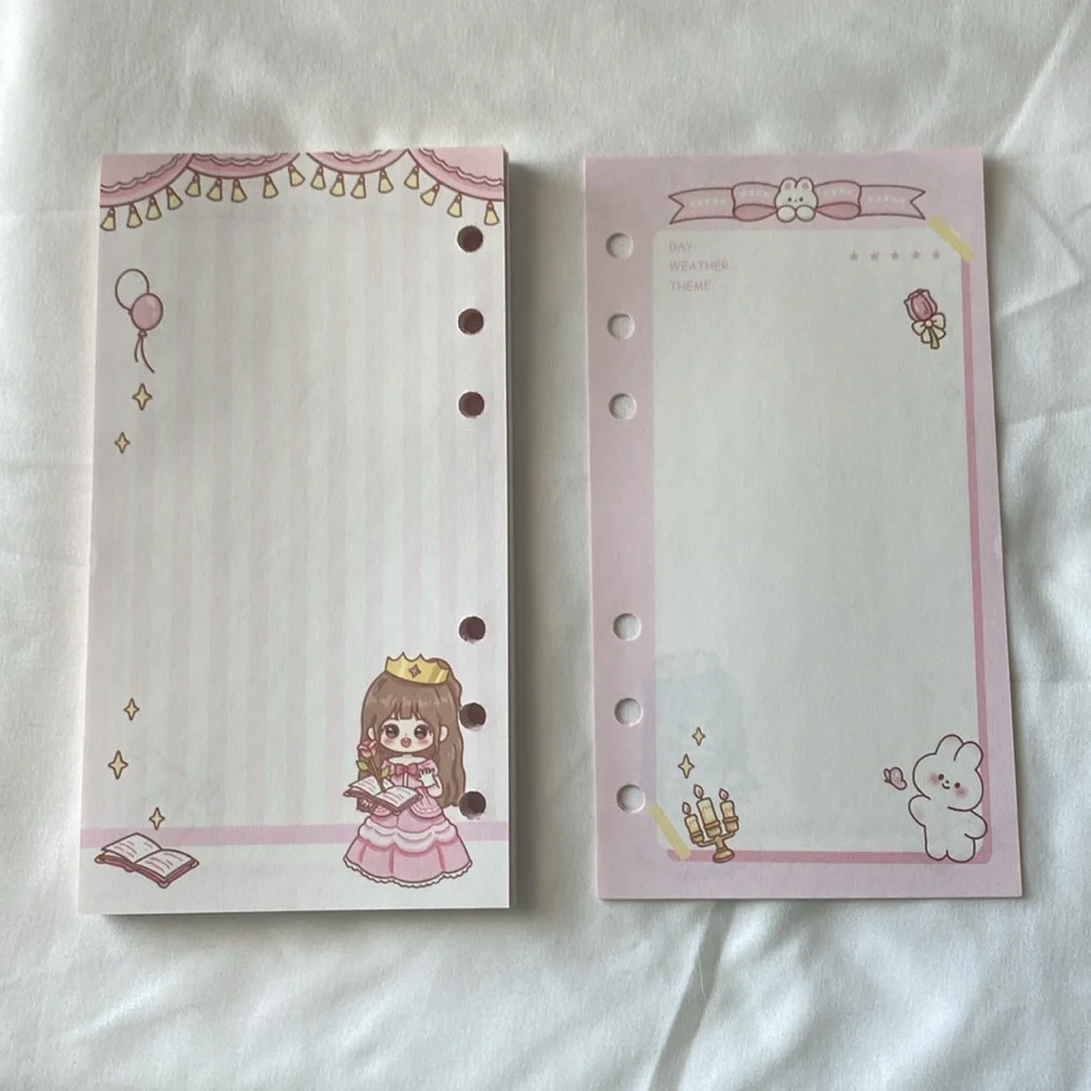 A6 Planner Kawaii Princess Pink - Picture 11 of 12